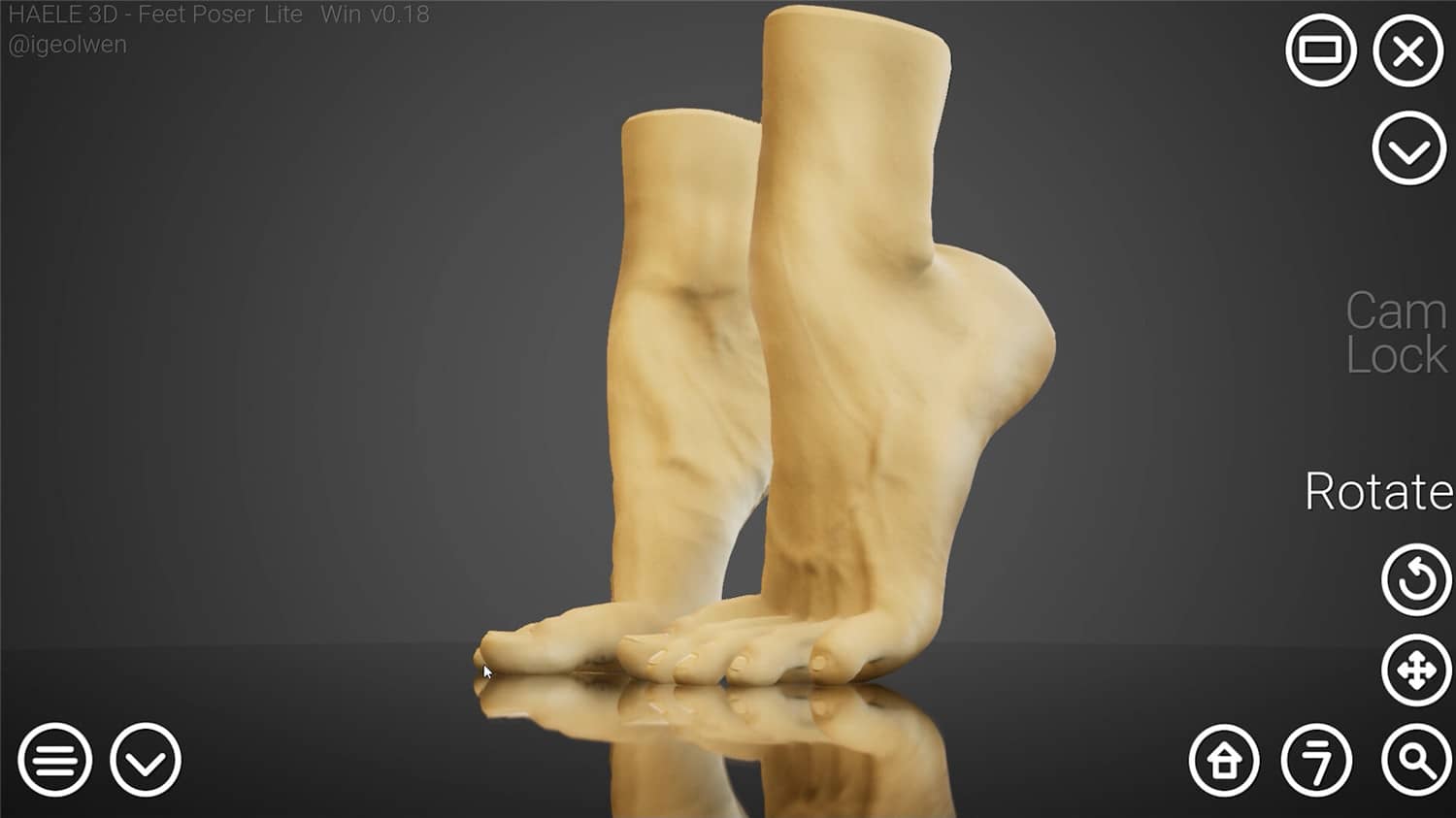 足部造型模拟器  HAELE 3D - Feet Poser Lite    Build.12674384+中文网盘下载-二次元共享站2cyshare