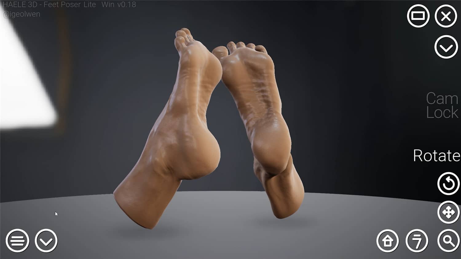 足部造型模拟器  HAELE 3D - Feet Poser Lite    Build.12674384+中文网盘下载-二次元共享站2cyshare